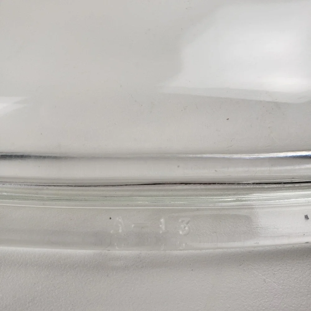 Corning Ware A-12-C Clear Glass Replacement Lid Square 7.5x6 for Casserole Dish